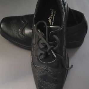 Classic Boys' Black Dress Shoes Size 2